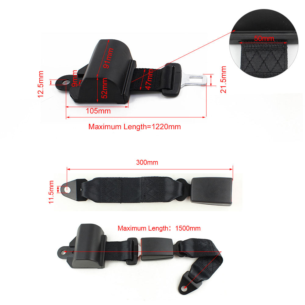 2 Point ALR Seat Belt FEC044