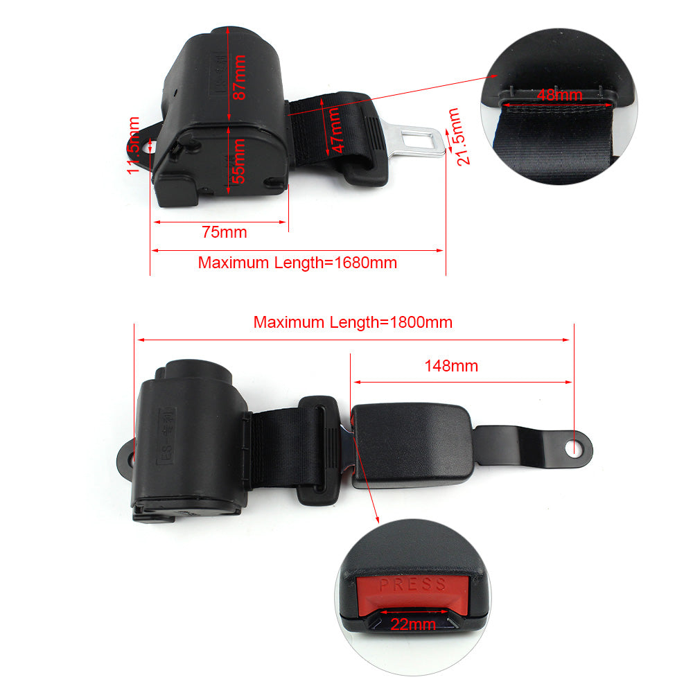 2 Point  ALR Seat Belt FEC046