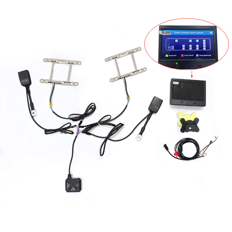 FES046 Bus Wireless Seat Belt Alarm System for Passenger
