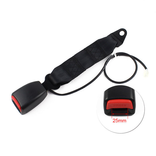 Universal Car Seat Belt Buckle With Wire Switch for 25mm Tongue FED116
