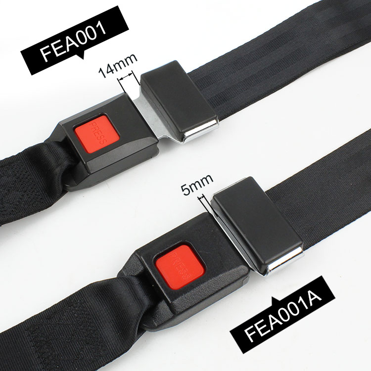 Fea001A Hot Selling Static 2-Points Auto Friend Safety Belt Manufacturer item name :2 points seat belt FEA001A-02