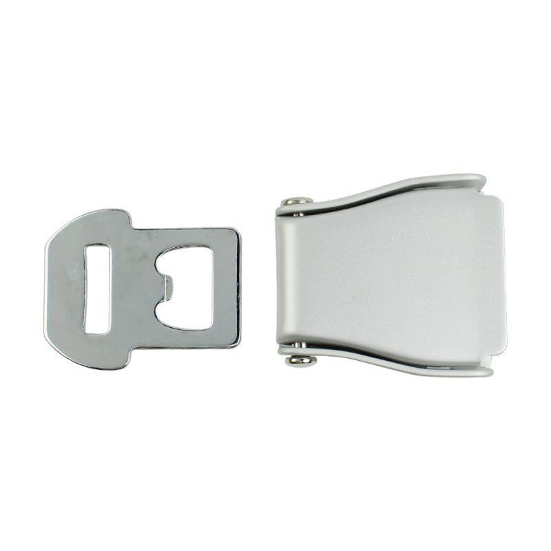 FED037 High Quality Aluminium Alloy Airplane Seat Belt Buckle - Image 3