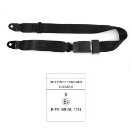 112cm, White Seat Adjustable Belt Fabric 