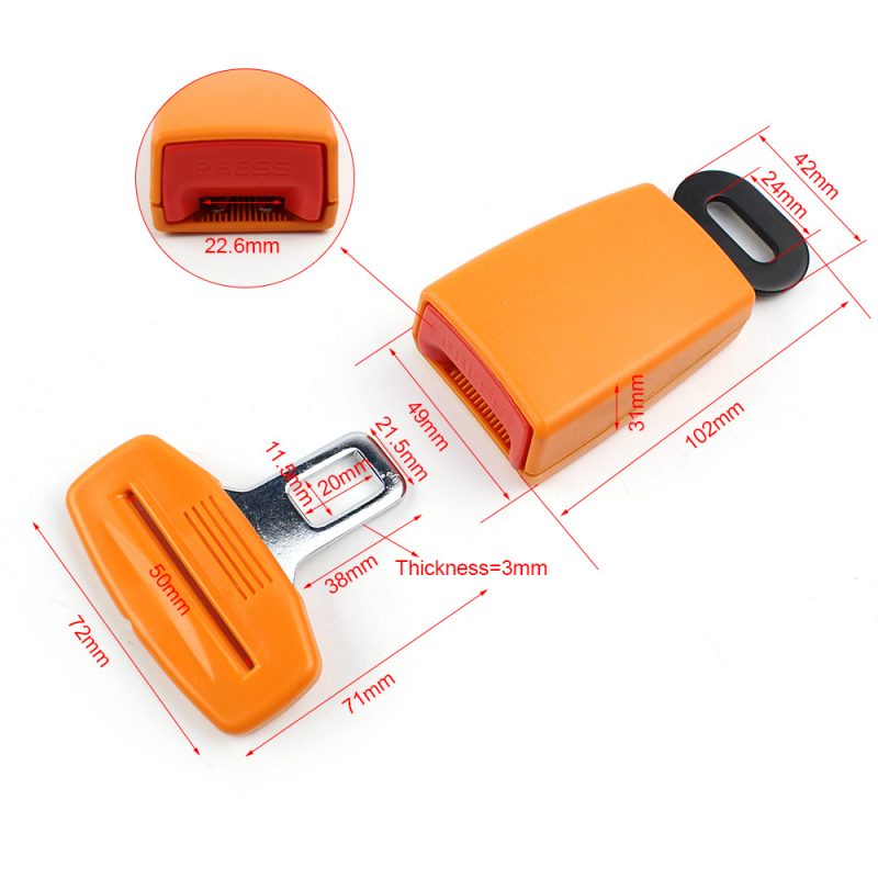 FED072 Side Press Button Seatbelt Buckle - Image 2