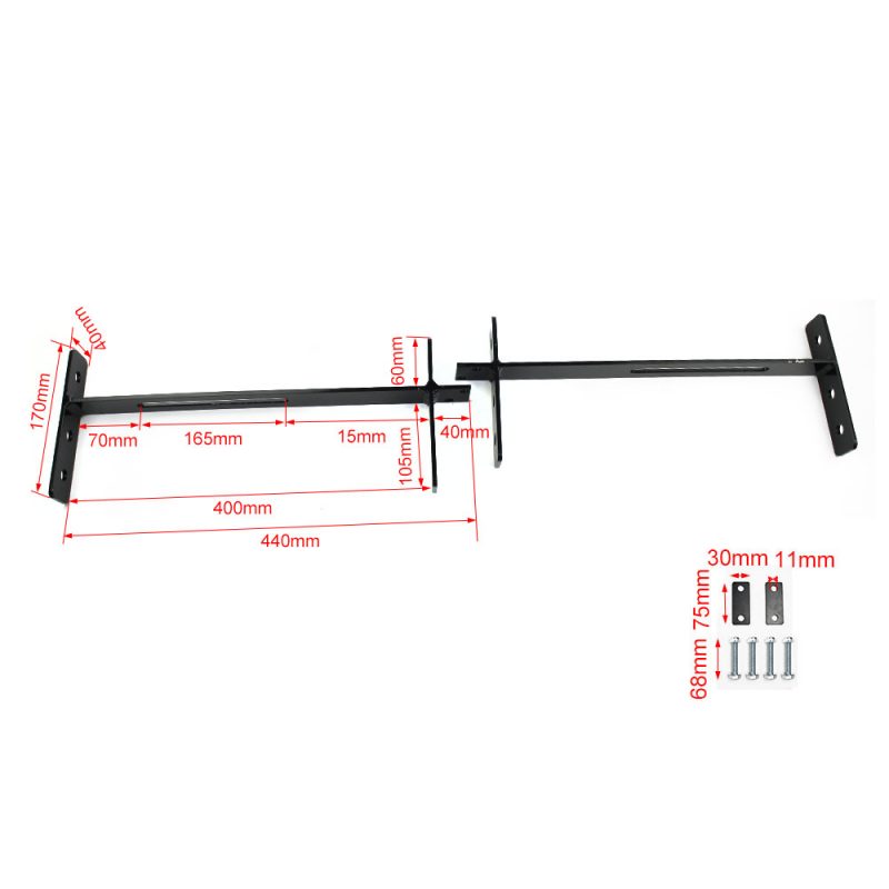 Seat Belt Bracket Kit for Golf Cart Universal Use FEC054A - Image 2